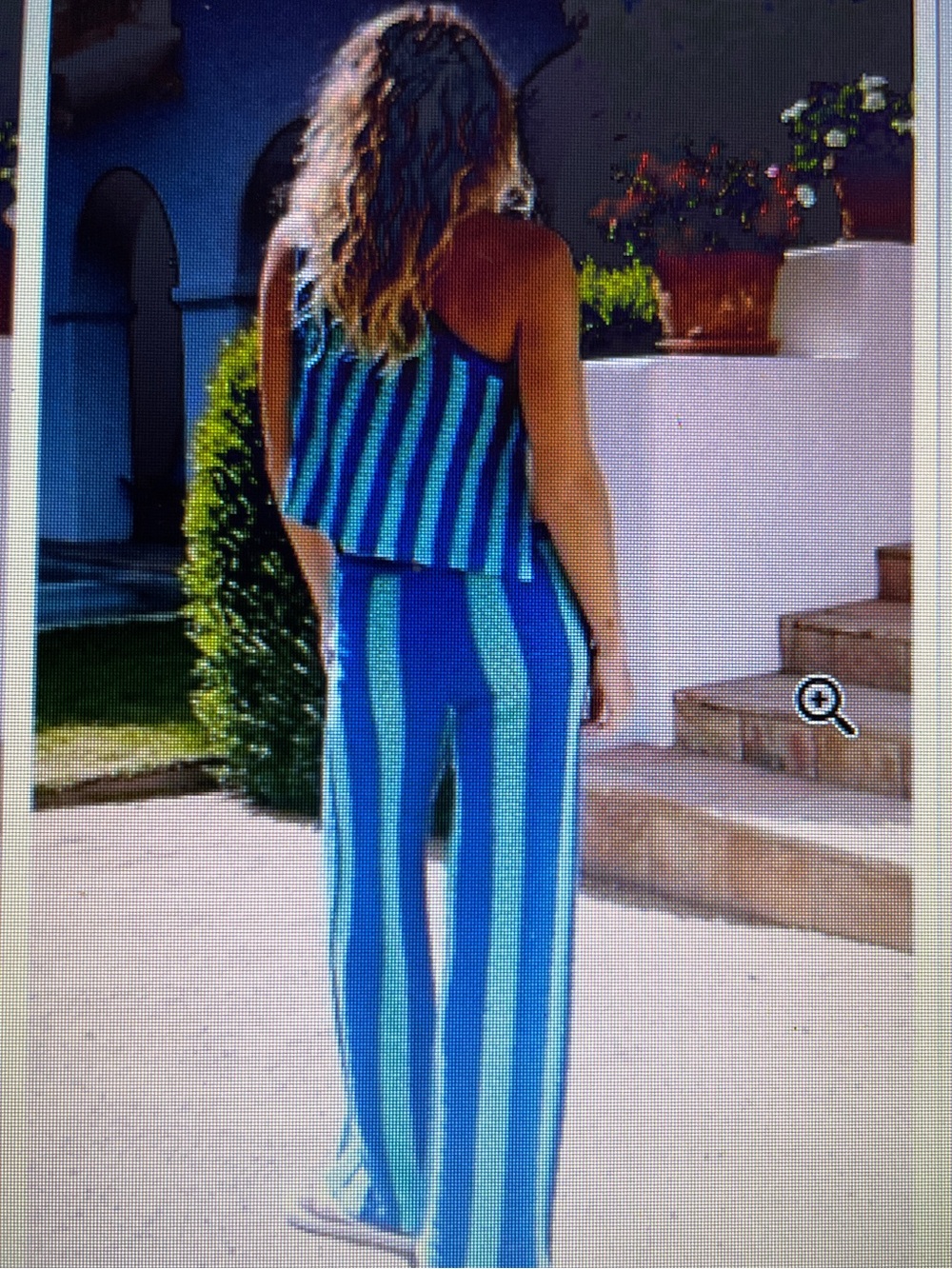 NWOT Free People Free Est Surfer Combo Joan fauxchet Asymmetrical top pants M - Picture 5 of 13